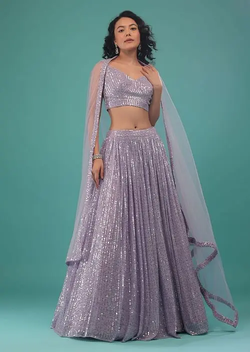 Lilac Luxe: The Ultimate Trend for Brides and Bridesmaids from LFW II