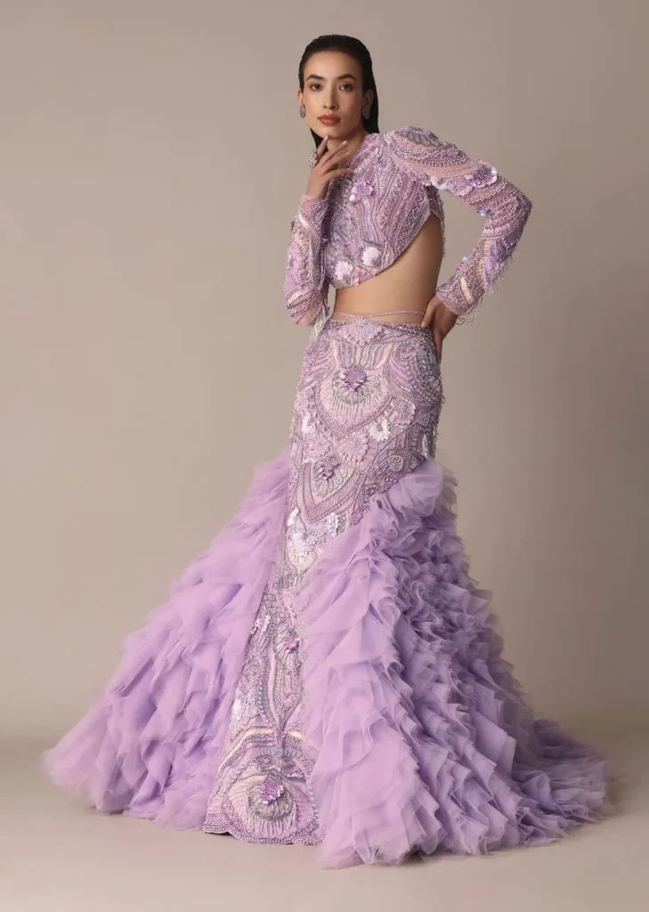 Lilac Luxe: The Ultimate Trend for Brides and Bridesmaids from LFW II – image 2
