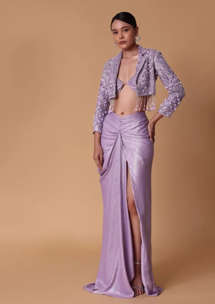 Lilac Luxe: The Ultimate Trend for Brides and Bridesmaids from LFW II – image 5