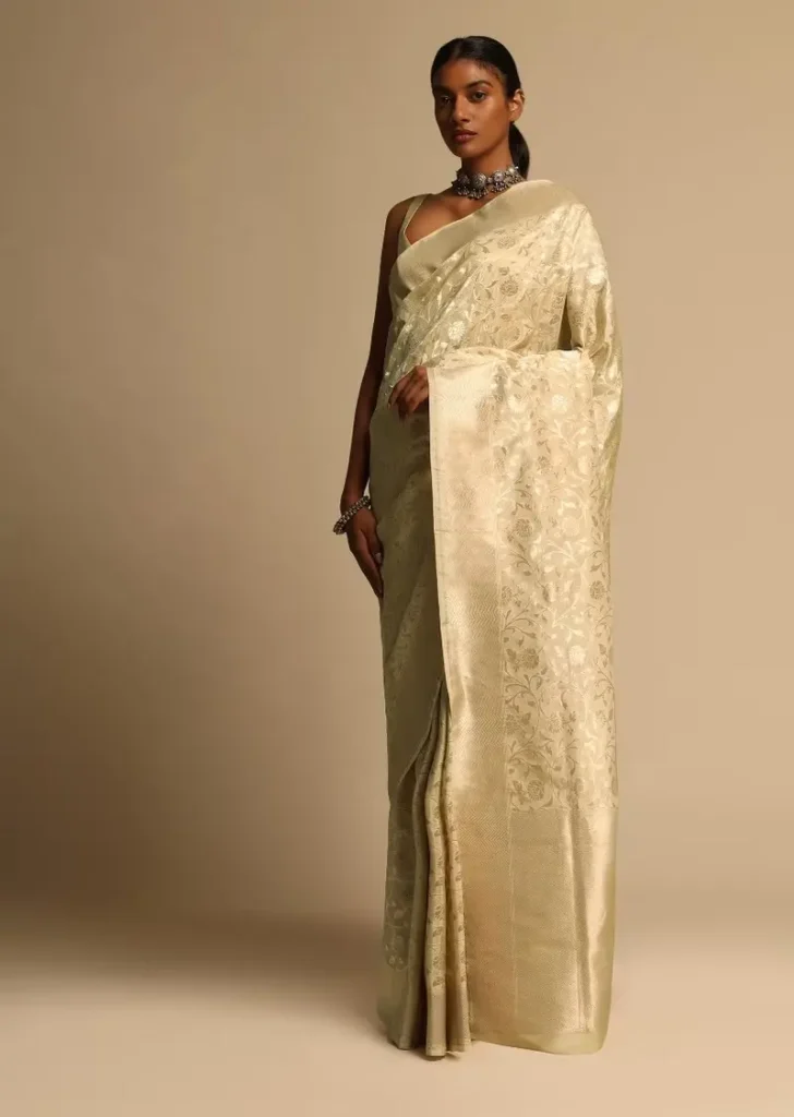 5 Banarasi Silk Sarees That You Can Wear on Your Engagement Day – image 5