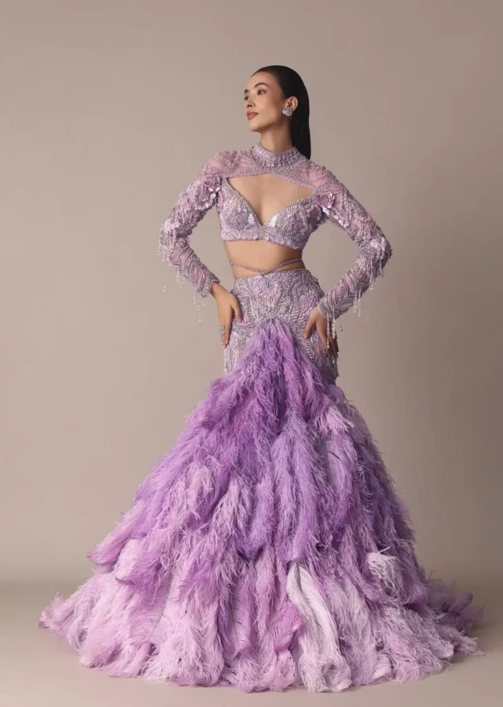 Lilac Luxe: The Ultimate Trend for Brides and Bridesmaids from LFW II – image 4