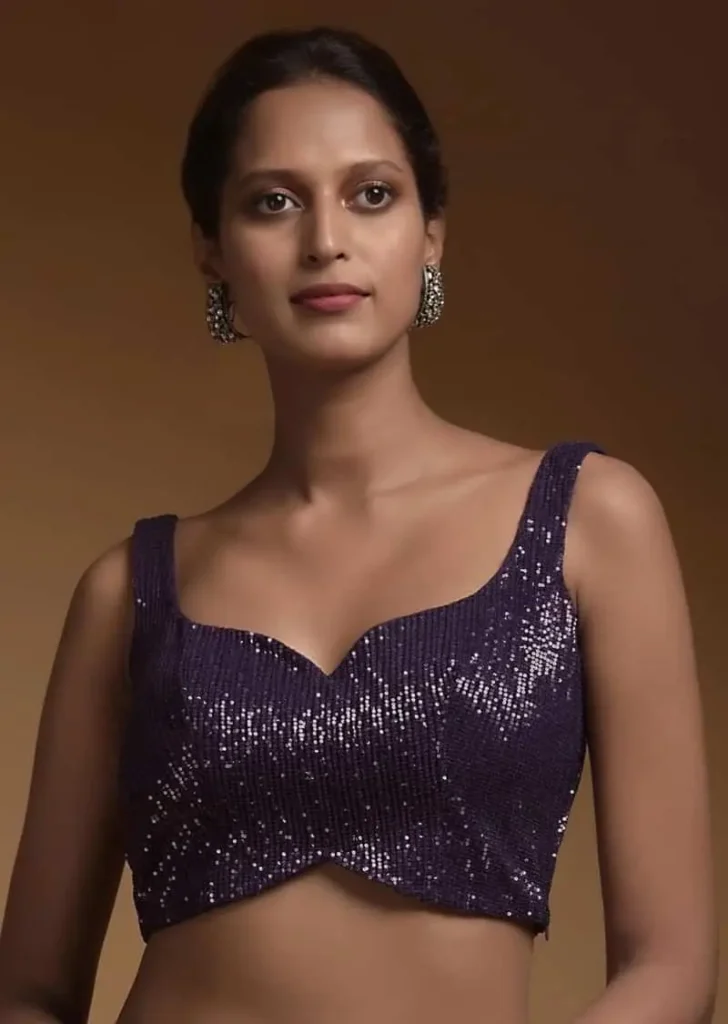 Celebrity-Inspired 8 Embroidered Saree Blouses To Elevate Your Style Game – image 12