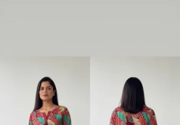 Straight Alia Cut Kurta Set with Embroidered Yoke and Border – A Blend of Elegance & Contemporary Charm