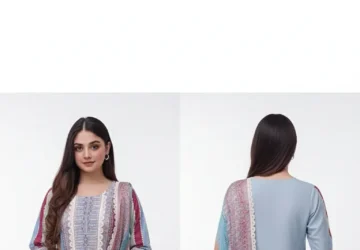 Printed Round Neck Kurta with Trousers & Dupatta – Stylish Ethnic Ensemble for Women