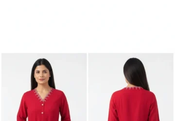 Women’s Maroon Linen Cotton Solid A-line Co-ord Set – Effortless Elegance & Comfort