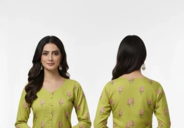 Floral Print Straight Kurta Set – Elegant & Comfortable Ethnic Wear for Women