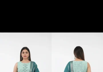 Floral Printed Sleeveless Regular Kurta with Trousers & Dupatta