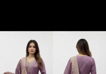 Women’s Embroidered Straight Kurta Set with Jacquard Dupatta – Traditional Charm Meets Contemporary Elegance