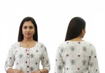 Women’s Block Print A-Line Kurta – Ethnic Elegance Meets Modern Comfort