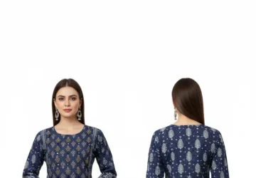 Women’s Cotton Blend Kurta Palazzo Set – Effortless Ethnic Elegance