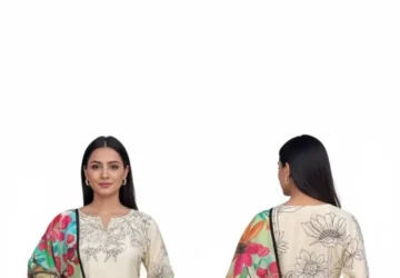 Women’s Floral Regular Kurti with Trousers & Dupatta – Classic Elegance for Every Occasion