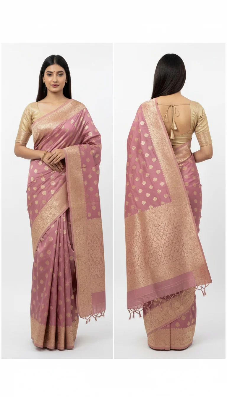 Elegance Woven Patola Silk Blend Saree – Timeless Ethnic Luxury