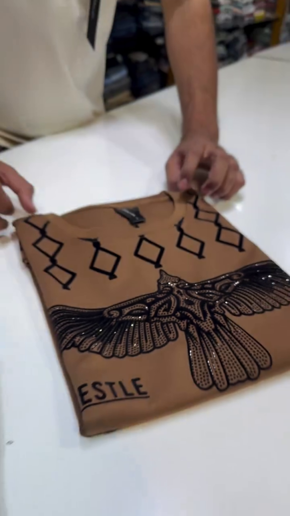 A designer printed T-shirt