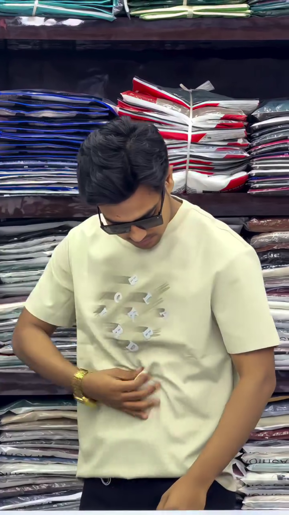 A printed relaxed-fit crew-neck tee